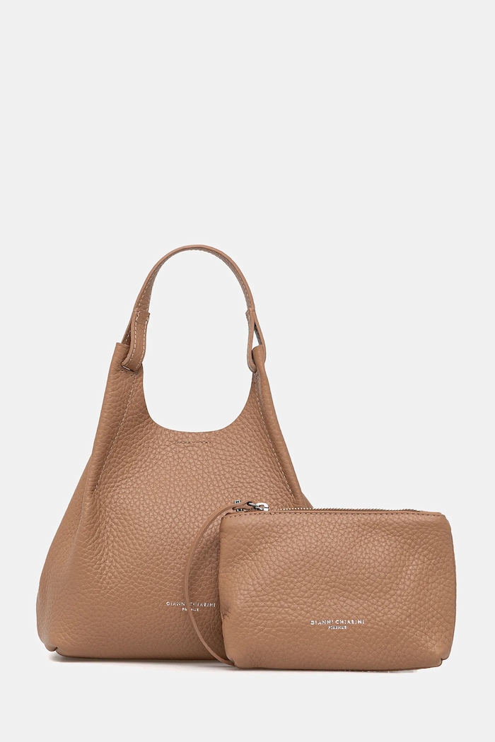 Gianni Chiarini crossbody torbica ženska usnjena DUA Ne ustreza A4 rjava BS.9719.RNGDBL.T.U.