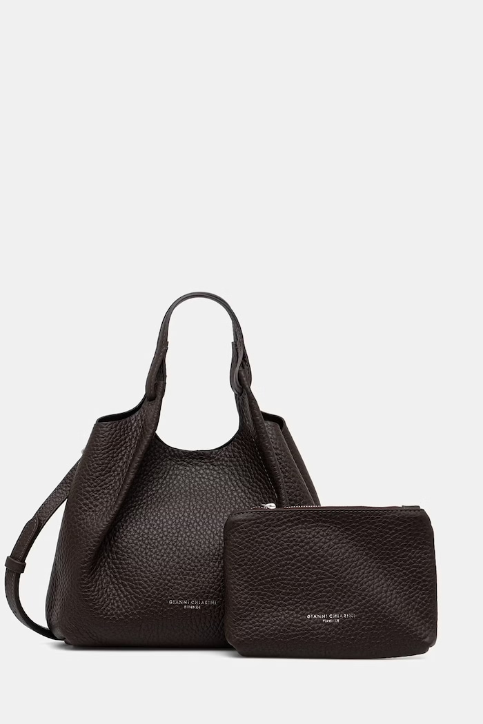 Gianni Chiarini torebka crossbody damska skórzana DUA brązowy BS.9719.RNGDBL.T.U.