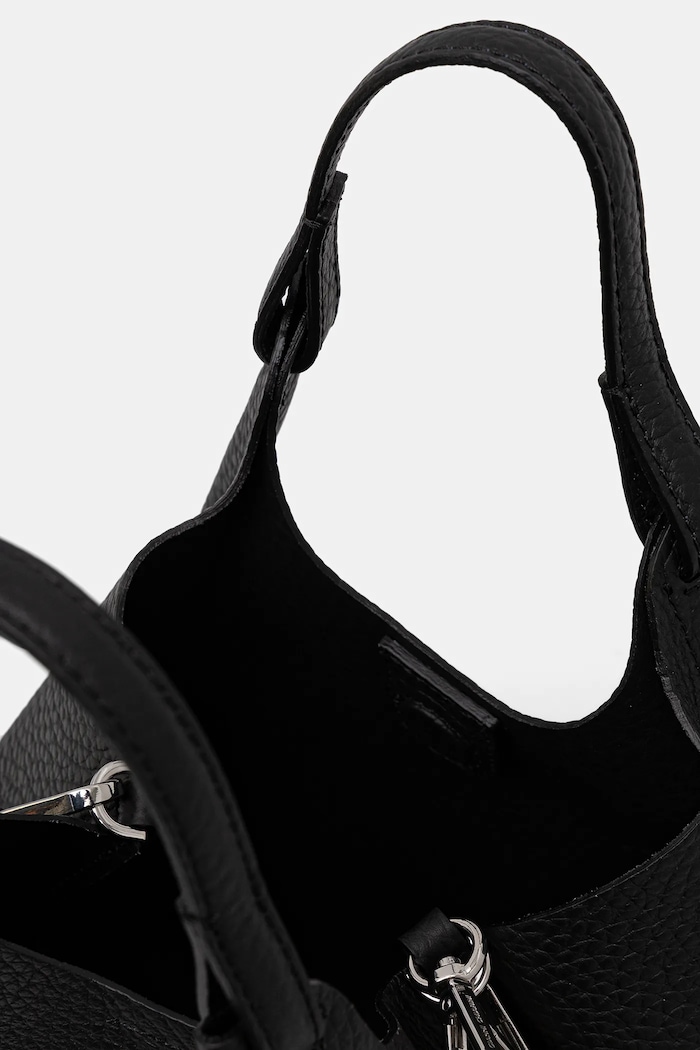 Gianni Chiarini crossbody torbica ženska usnjena DUA BS.9719.RNGDBL.T.U. črna