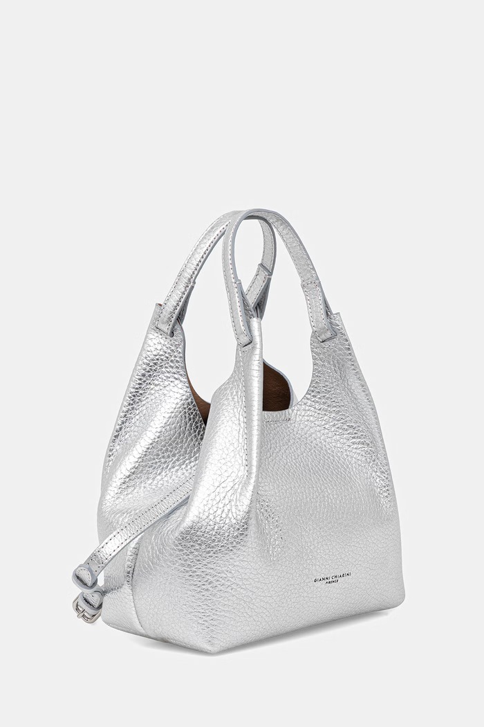 Gianni Chiarini χιαστί γυναικεία δερμάτινη DUA BS.9719.RNGDBL.T.U. ασημί SS26
