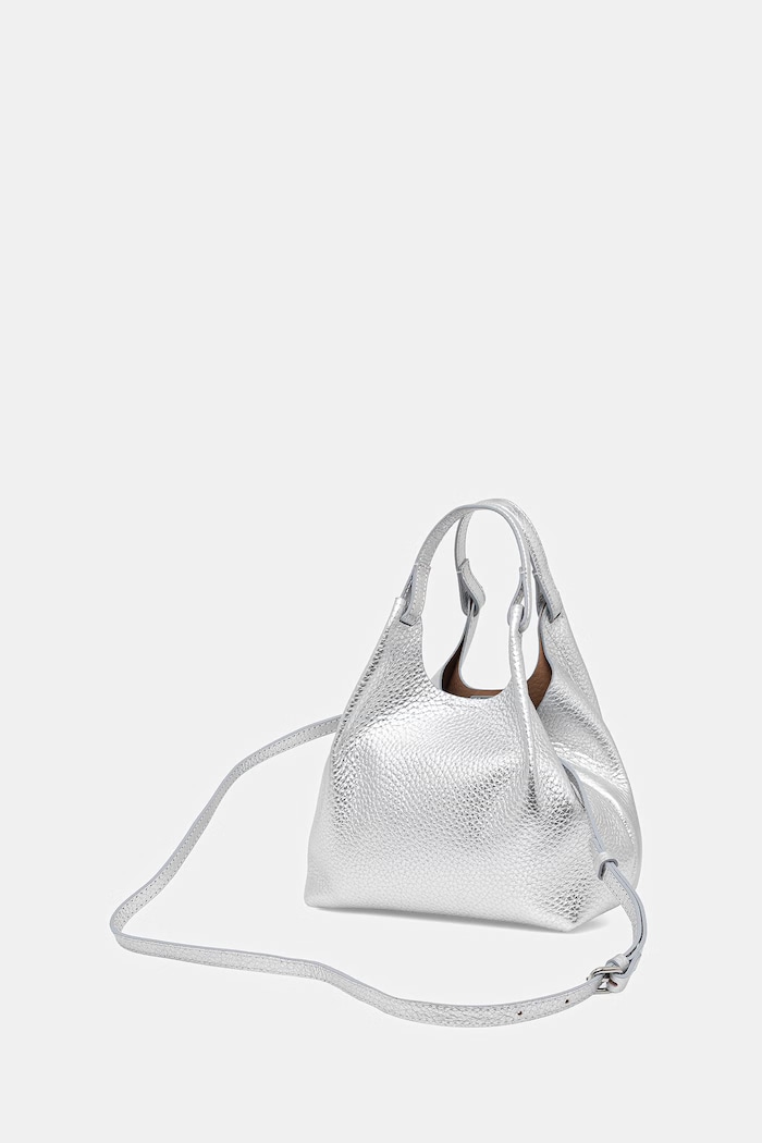 Αξεσουάρ Gianni Chiarini χιαστί γυναικεία δερμάτινη DUA BS.9719.RNGDBL.T.U. ασημί