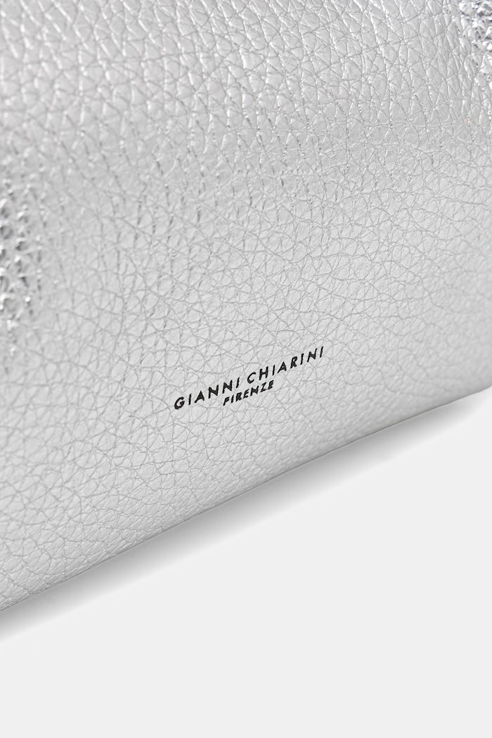 Gianni Chiarini χιαστί γυναικεία δερμάτινη DUA ασημί BS.9719.RNGDBL.T.U.