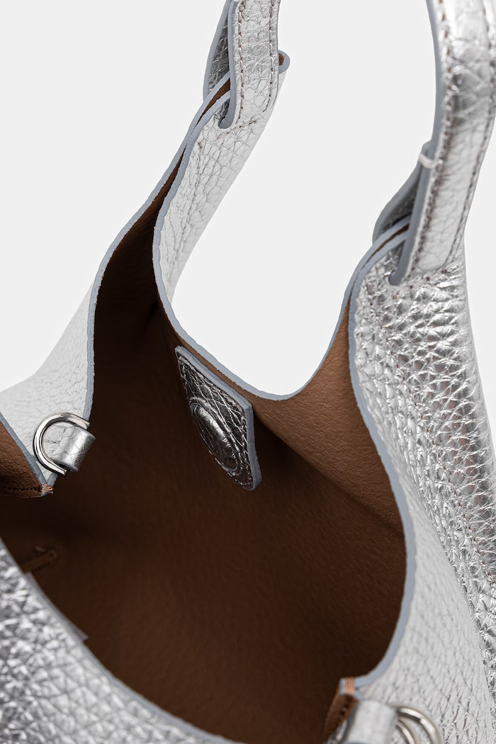 Gianni Chiarini χιαστί γυναικεία δερμάτινη DUA BS.9719.RNGDBL.T.U. ασημί