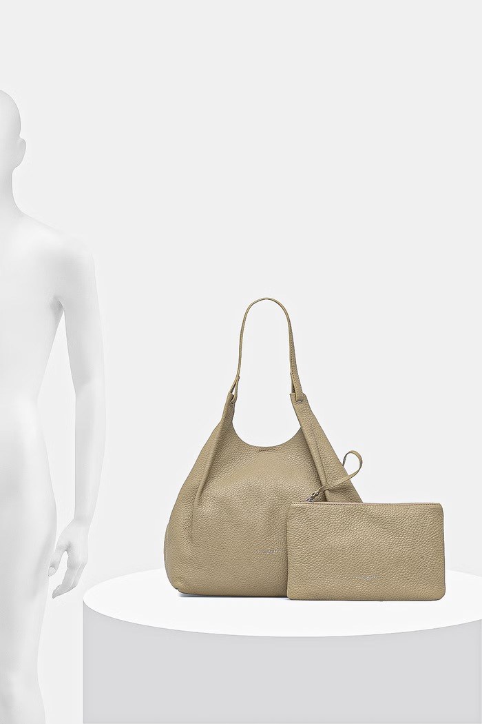 Gianni Chiarini shopper γυναικεία δερμάτινη DUA BS.9720.RNGDBL.T.U πράσινο