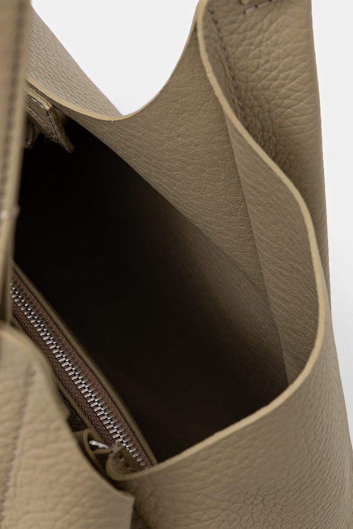 Gianni Chiarini shopper γυναικεία δερμάτινη DUA πράσινο BS.9720.RNGDBL.T.U