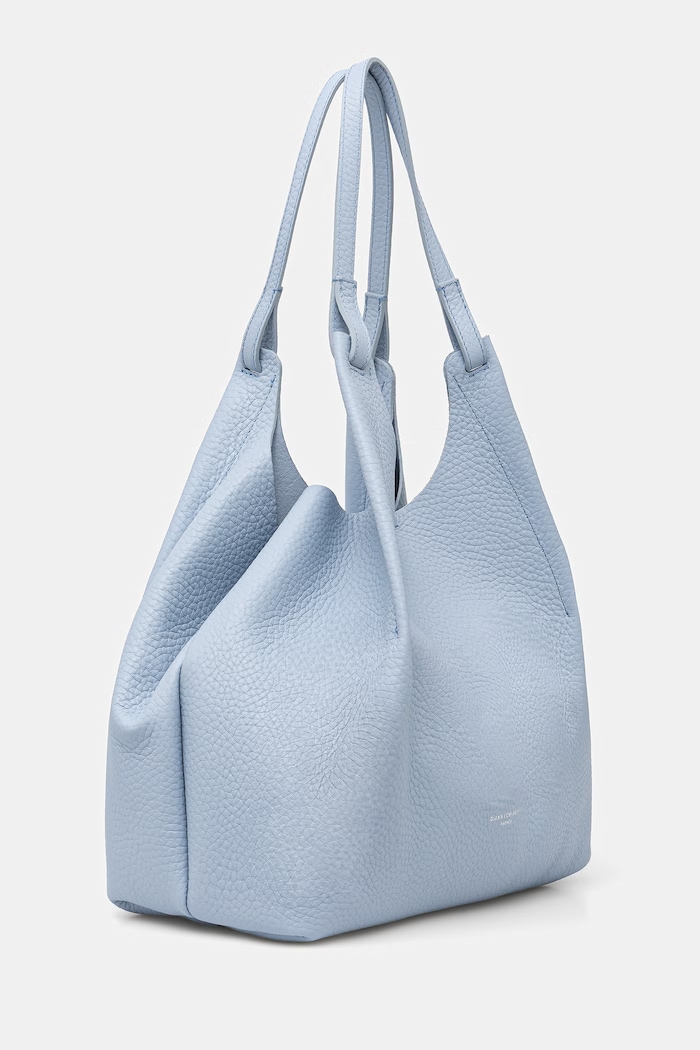 Gianni Chiarini shopper γυναικεία δερμάτινη DUA BS.9720.RNGDBL.T.U μπλε SS26