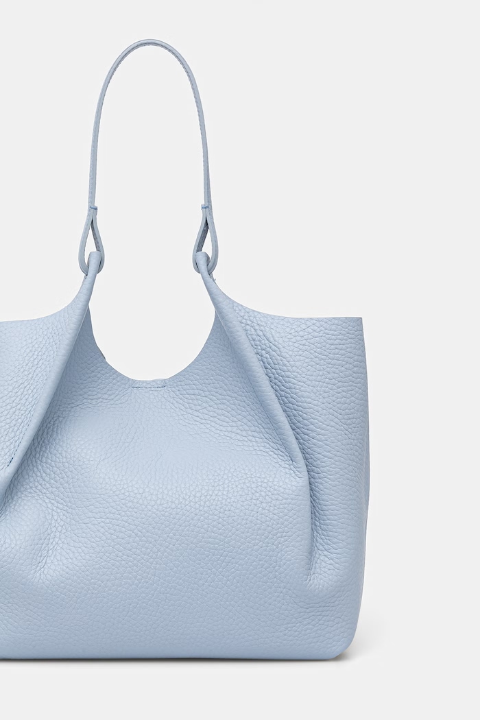 Αξεσουάρ Gianni Chiarini shopper γυναικεία δερμάτινη DUA BS.9720.RNGDBL.T.U μπλε