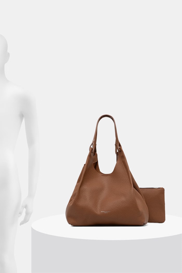 Gianni Chiarini torebka shopper damska skórzana DUA BS.9720.RNGDBL.T.U brązowy
