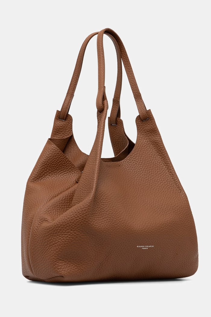 Gianni Chiarini torebka shopper damska skórzana DUA BS.9720.RNGDBL.T.U brązowy SS26