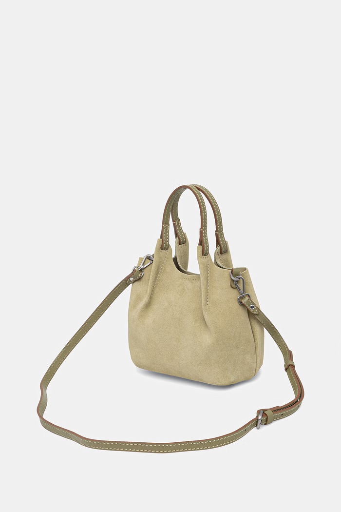Аксесуари Gianni Chiarini сумочка hobo жіноча замшева DUA BS.9778.CM.PL зелений