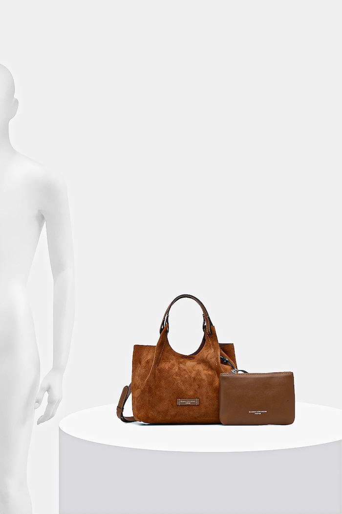 Gianni Chiarini torebka zamszowa DUA BS.9779.CM.PL