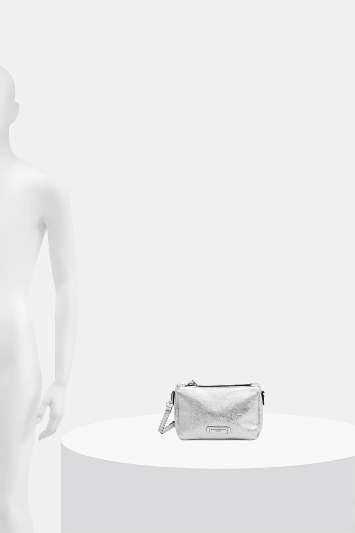Gianni Chiarini poșetă de piele NORA POUCH BS.10224.VNCMET