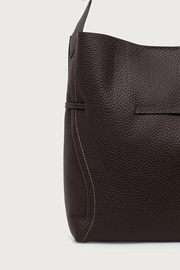 Gianni Chiarini torebka shopper damska skórzana SIENNA brązowy BS.11787.RNGDBL.T.U.