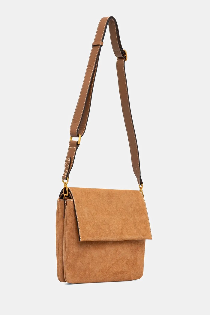 Semišová kabelka Gianni Chiarini THREE BS.12295.CM.PL hnedá SS26