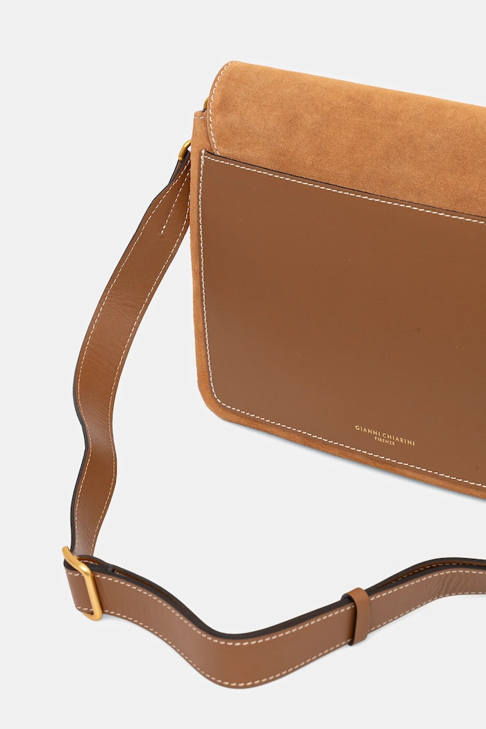 Doplnky Semišová kabelka Gianni Chiarini THREE BS.12295.CM.PL hnedá