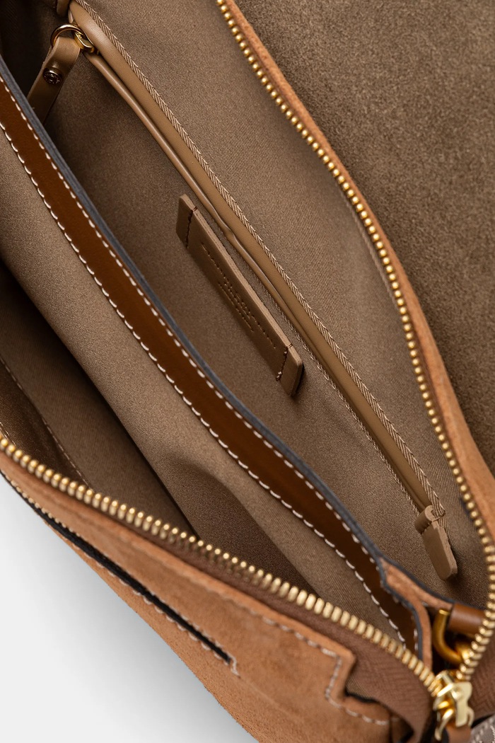 Semišová kabelka Gianni Chiarini THREE BS.12295.CM.PL
