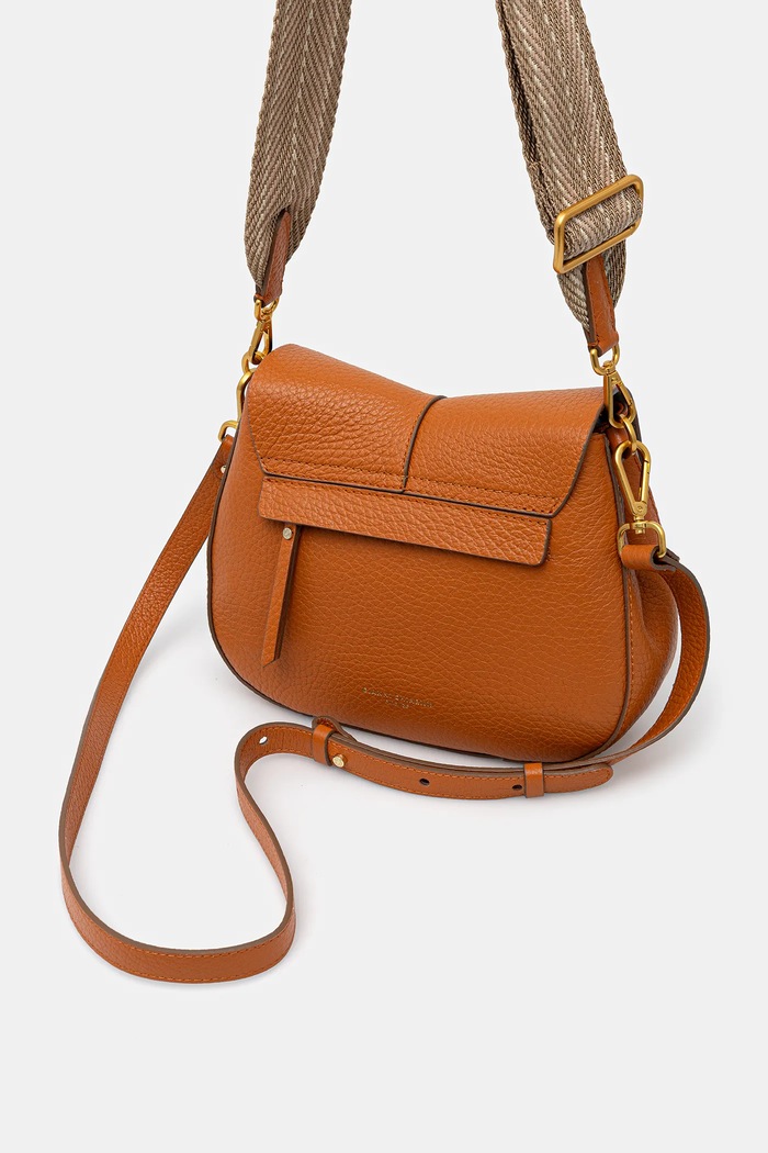 Akcesoria Gianni Chiarini torebka crossbody damska skórzana HELENA ROUND BS.11086.TKL.NAMCP pomarańczowy