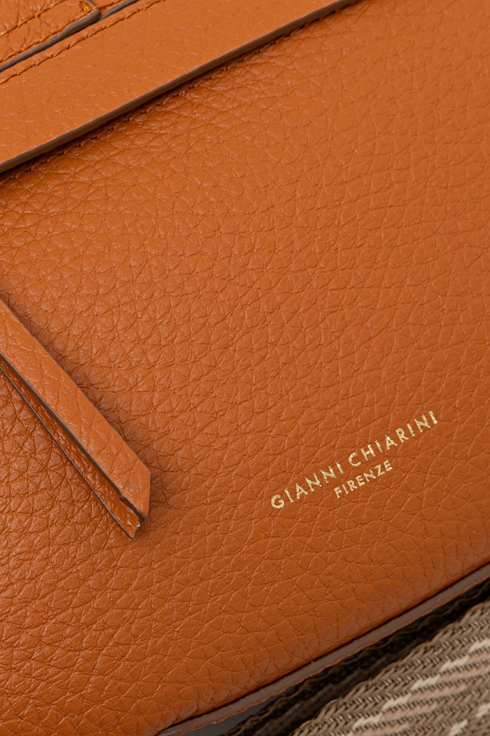 Gianni Chiarini torebka crossbody damska skórzana HELENA ROUND pomarańczowy BS.11086.TKL.NAMCP