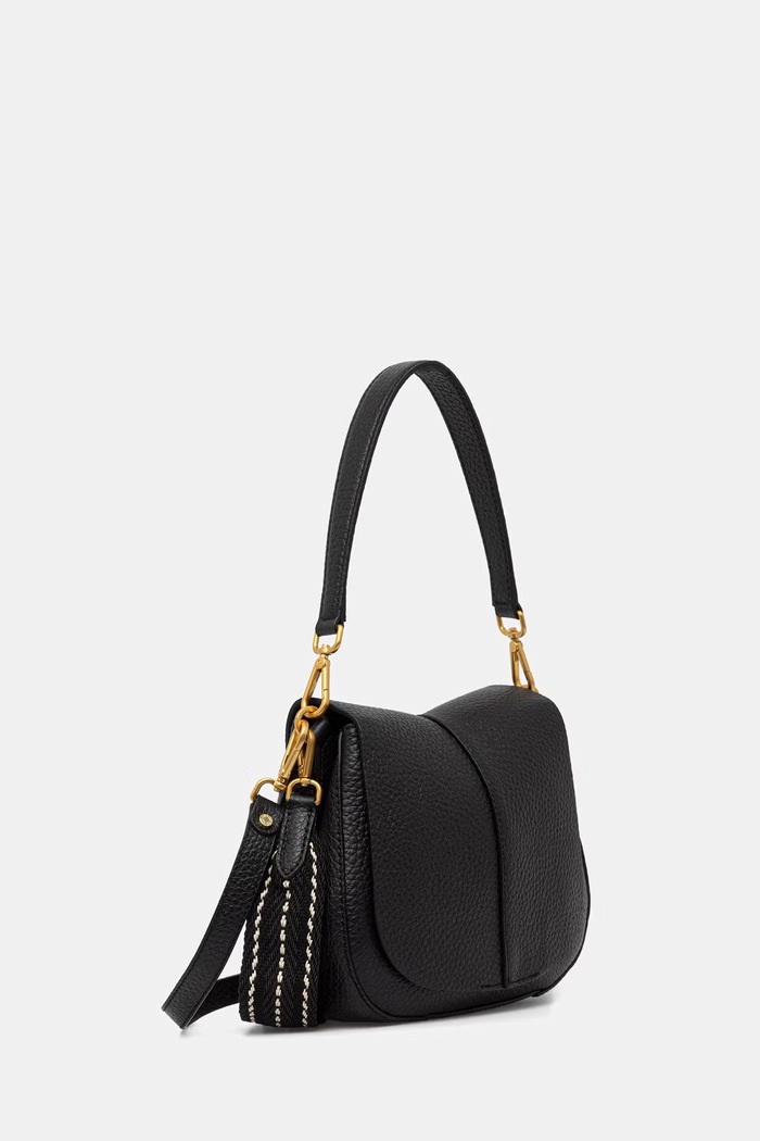 Gianni Chiarini crossbody torbica ženska usnjena HELENA ROUND BS.11086.TKL.NAMCP črna SS26