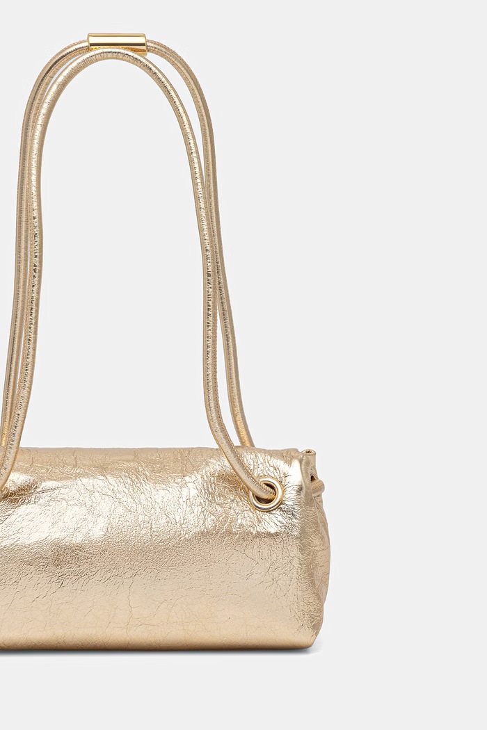 Accesorii Trussardi poșetă de piele Z397E006564N aur