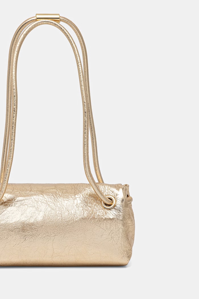Accesorii Trussardi poșetă de piele Z397E006564N aur