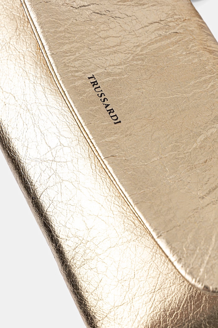 Trussardi poșetă de piele aur Z397E006564N