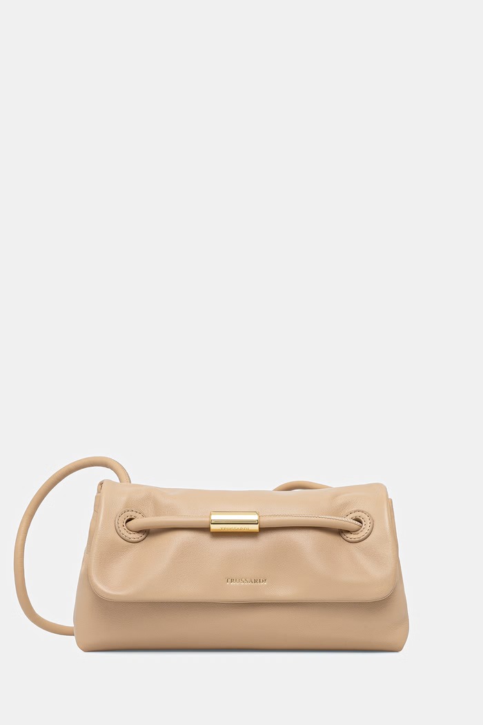 Trussardi shopper torba ženska usnjena Ne ustreza A4 bež Z610E006437N