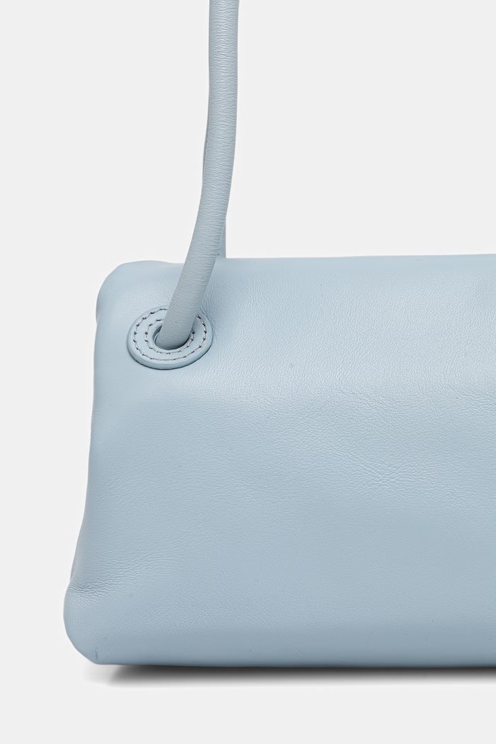 Dodatki Trussardi shopper torba ženska usnjena Z610E006437N modra