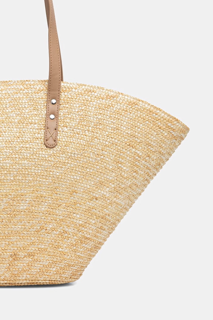 Dodaci Twinset torba za plažu za žene pletena 261LM8AHH bež