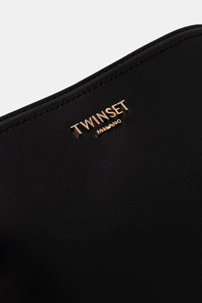 Twinset μικρή τσάντα γυναικεία μαύρο 261TD8142