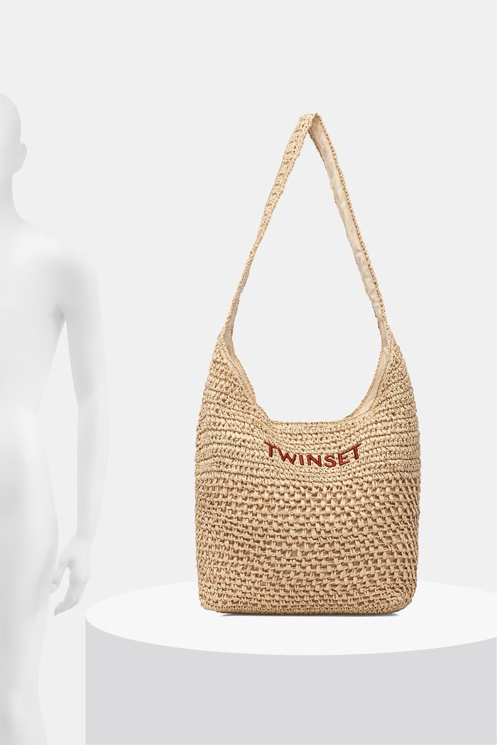 Twinset Plážová kabelka dámska pletená 261TD8310