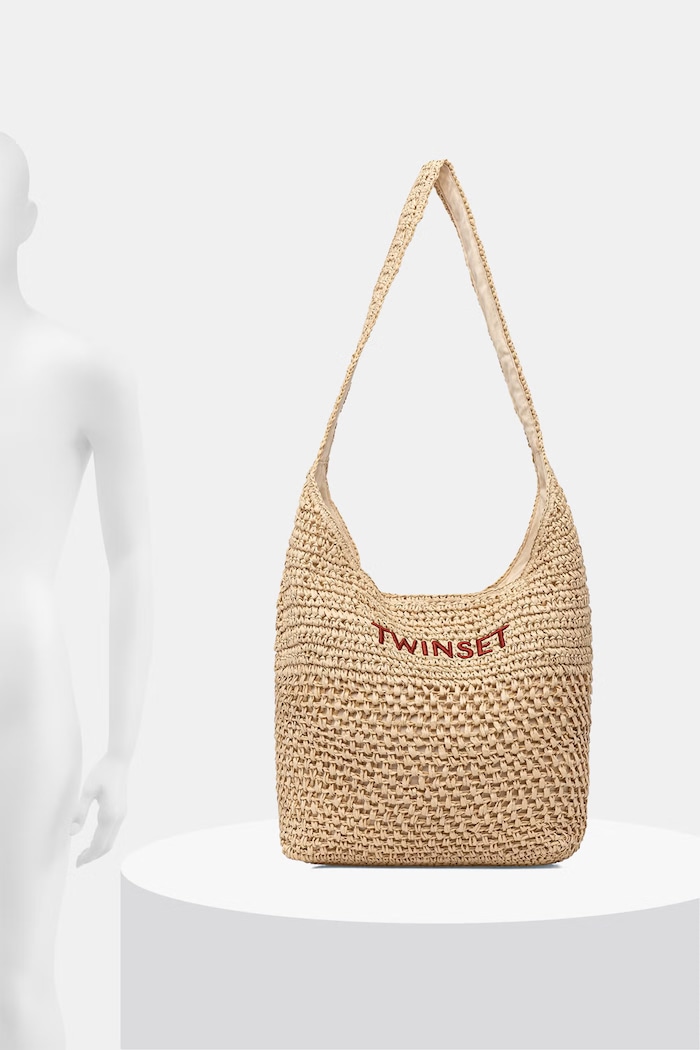 Twinset Plážová kabelka dámska pletená 261TD8310