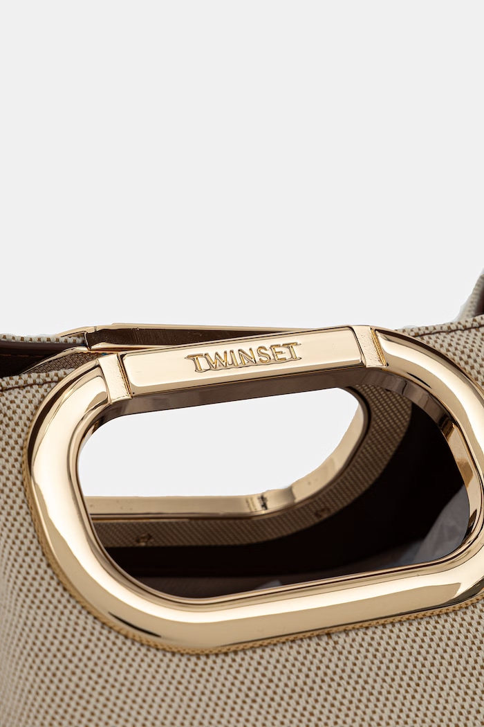 Twinset чанта тип хобо дамска бежов 261TD8160