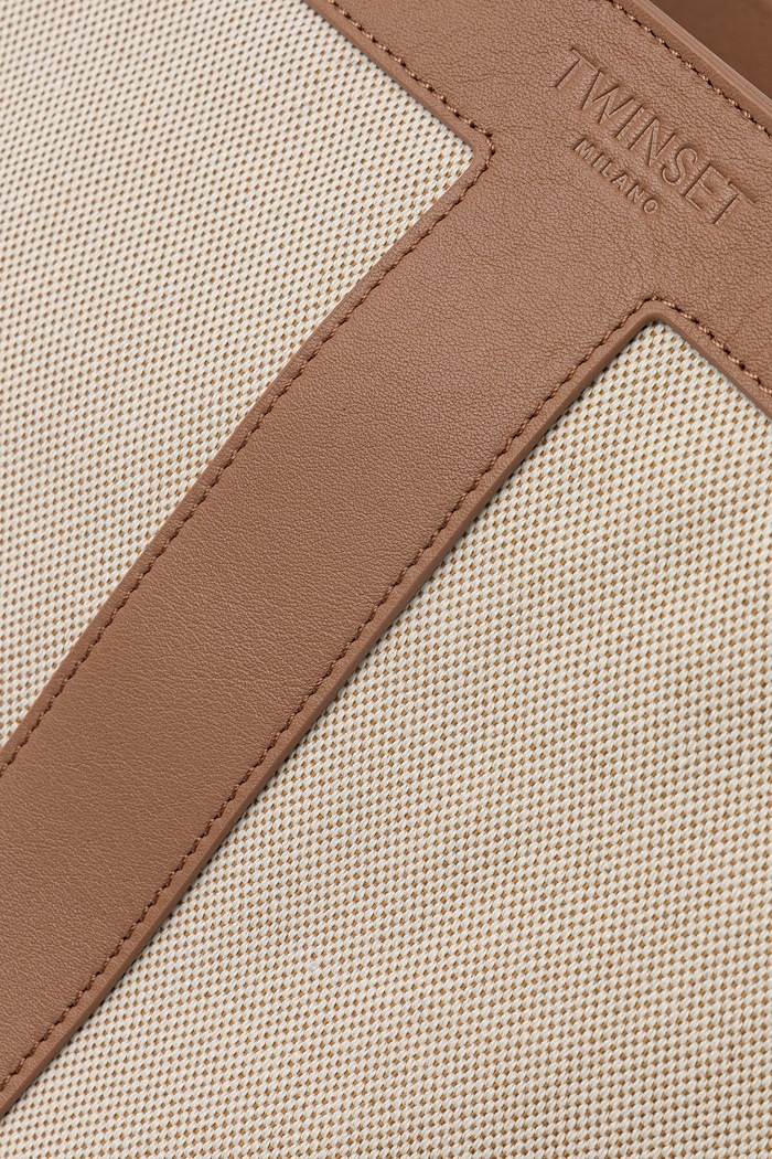 Twinset kabelka typu tote dámska béžová 261TD8530