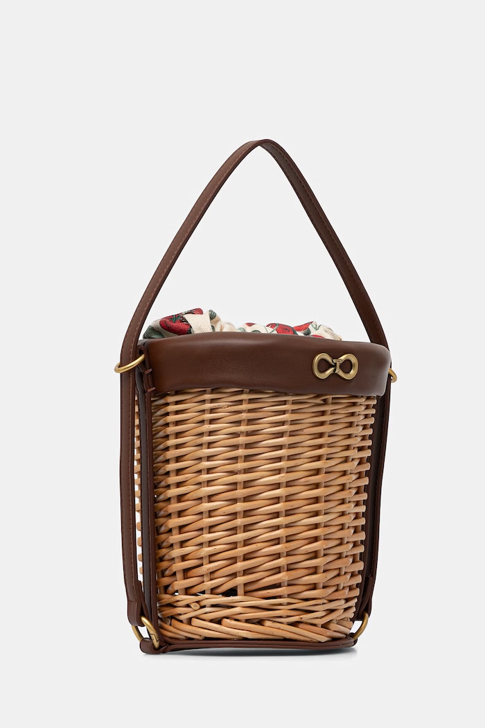 Twinset košíková kabelka dámská 261TD8253 béžová SS26