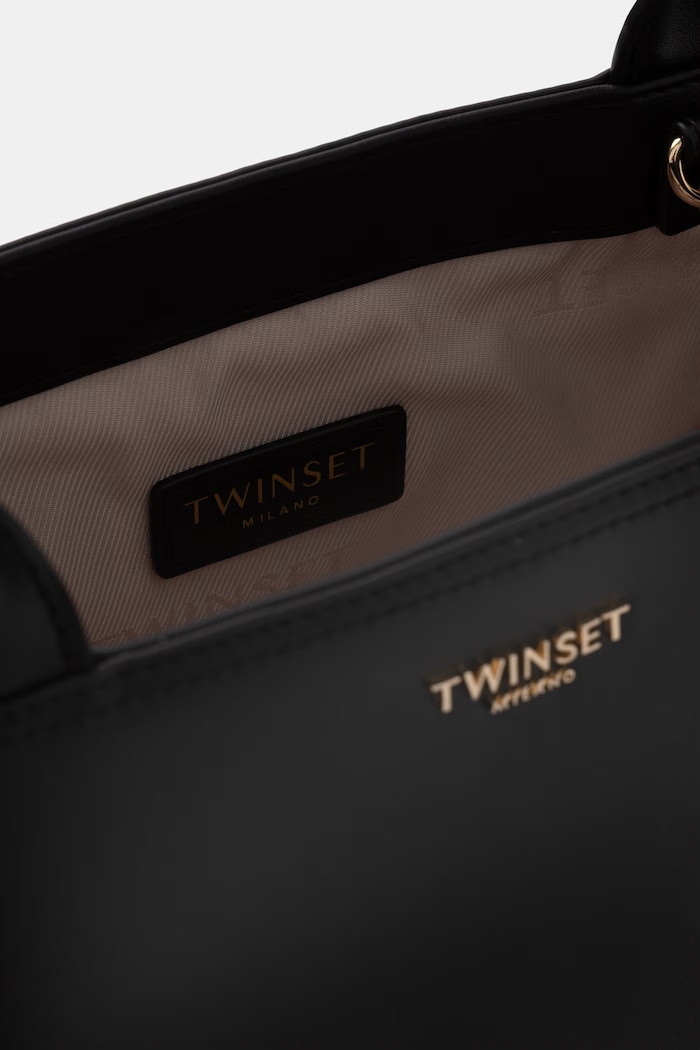 Twinset Чанта tote дамска от имитация на кожа 261TD8141