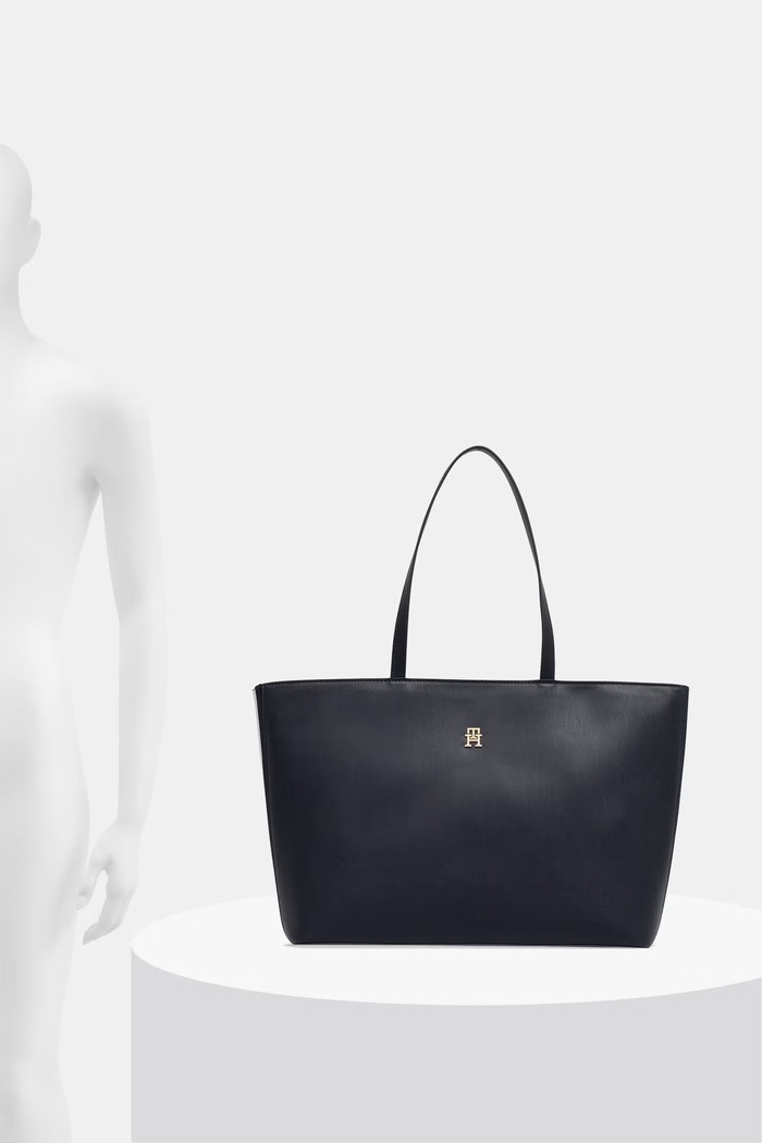 Tommy Hilfiger shopper γυναικεία από απομίμηση δέρματος AW0AW17322
