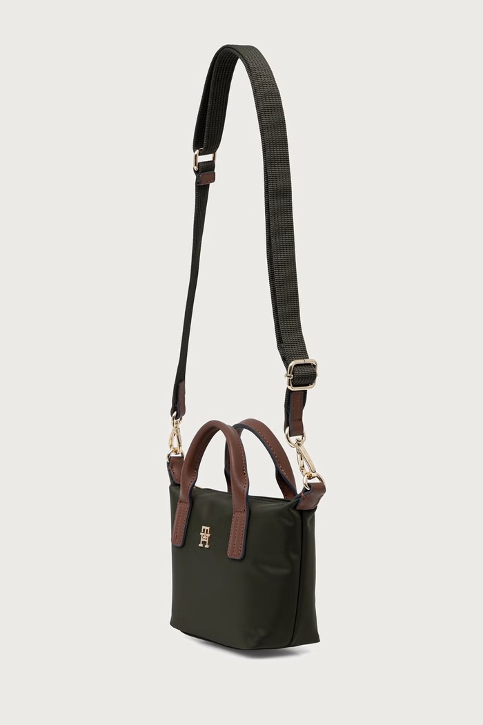 Tommy Hilfiger Torebka tote damska AW0AW18368 zielony SS26