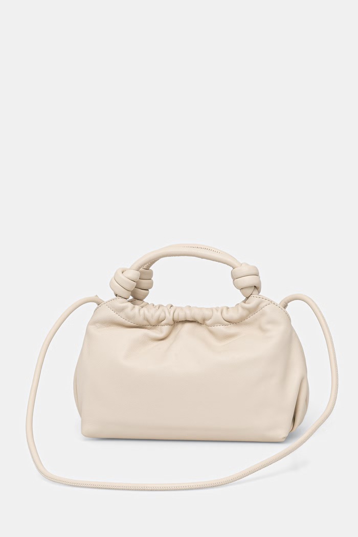 Akcesoria Tommy Hilfiger torebka crossbody damska skórzana AW0AW18369 beżowy