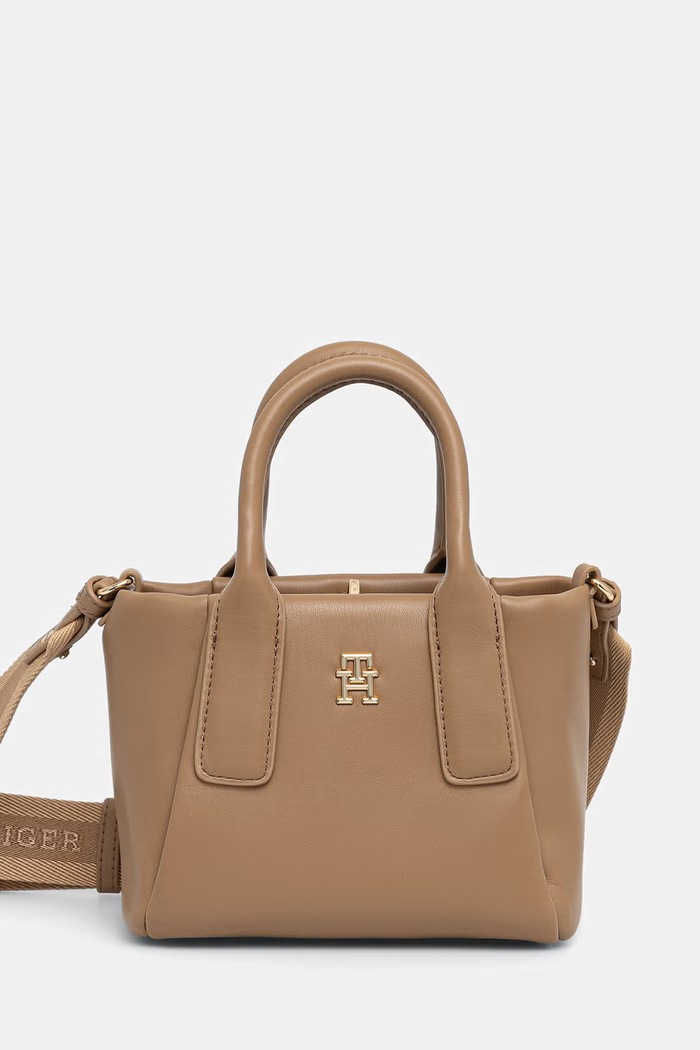 Tommy Hilfiger dámska crossbody kabelka béžová AW0AW18371