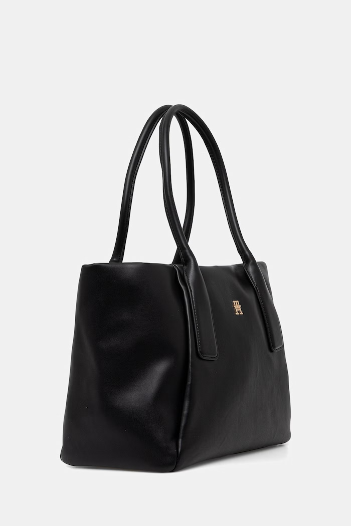 Tommy Hilfiger geantă shopper pentru femei AW0AW18374 negru SS26