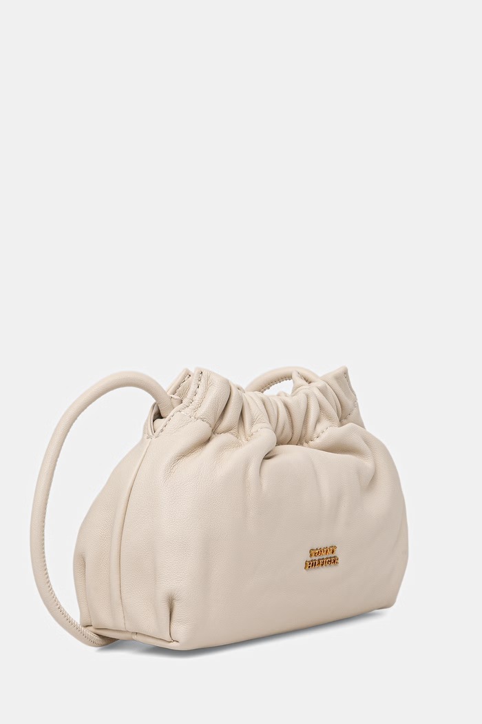Tommy Hilfiger torebka crossbody damska skórzana AW0AW18375 beżowy SS26