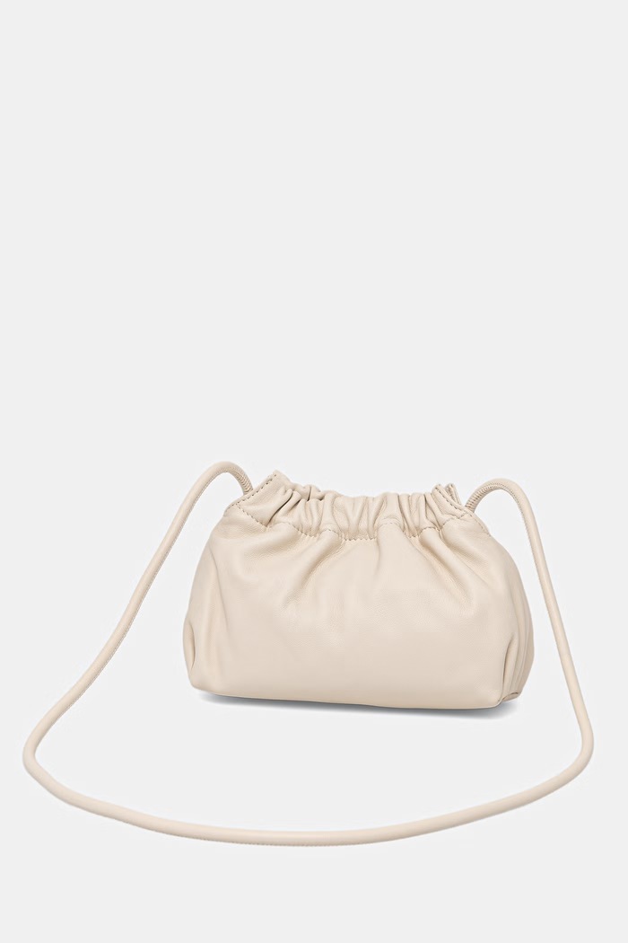 Akcesoria Tommy Hilfiger torebka crossbody damska skórzana AW0AW18375 beżowy