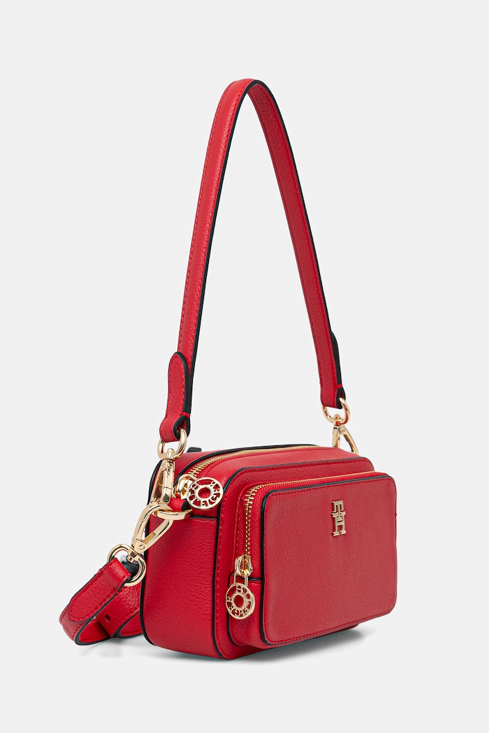 Tommy Hilfiger geantă crossbody pentru femei AW0AW18377 rosu SS26