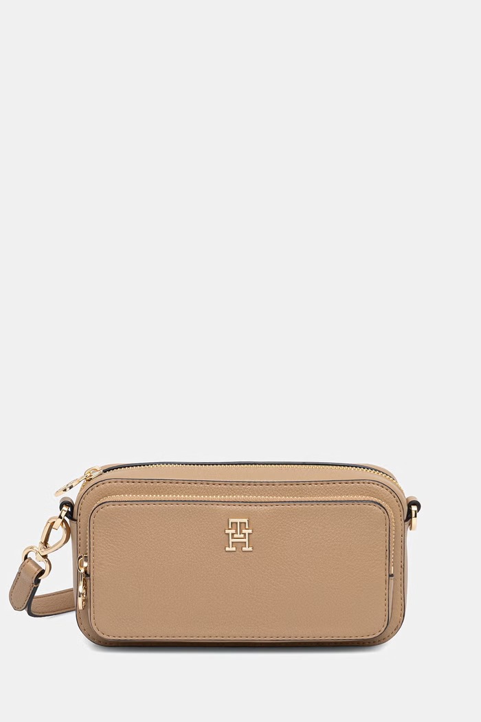 Tommy Hilfiger geantă crossbody pentru femei bej AW0AW18377