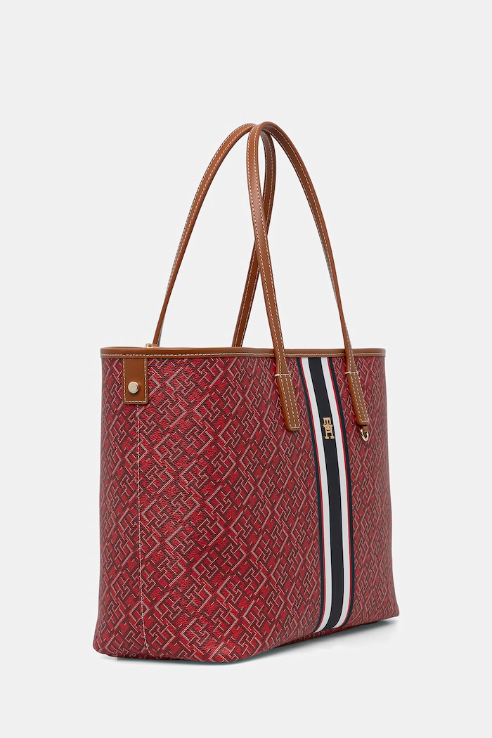 Tommy Hilfiger geantă shopper pentru femei AW0AW18390 rosu SS26