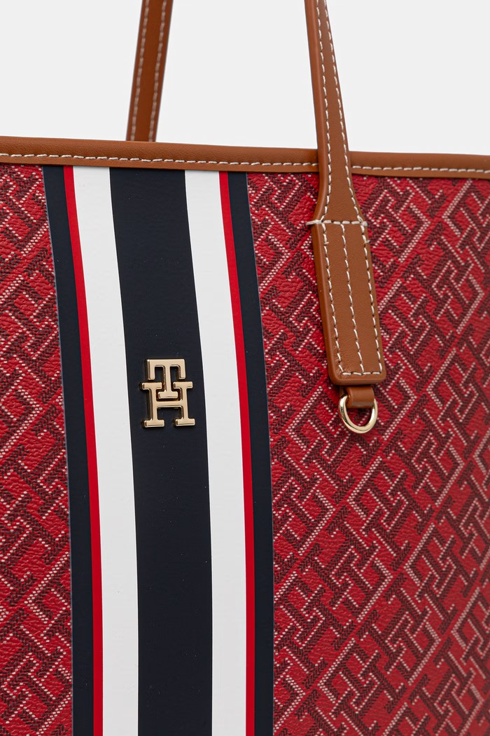 Tommy Hilfiger geantă shopper pentru femei rosu AW0AW18390