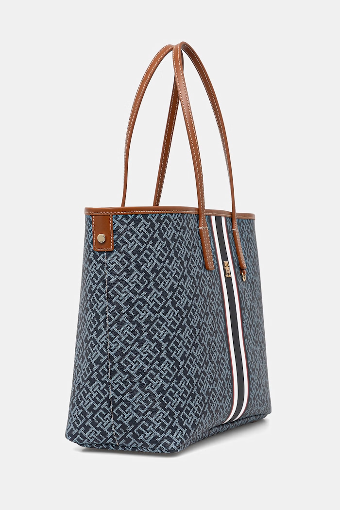 Tommy Hilfiger geantă shopper pentru femei AW0AW18390 bleumarin SS26