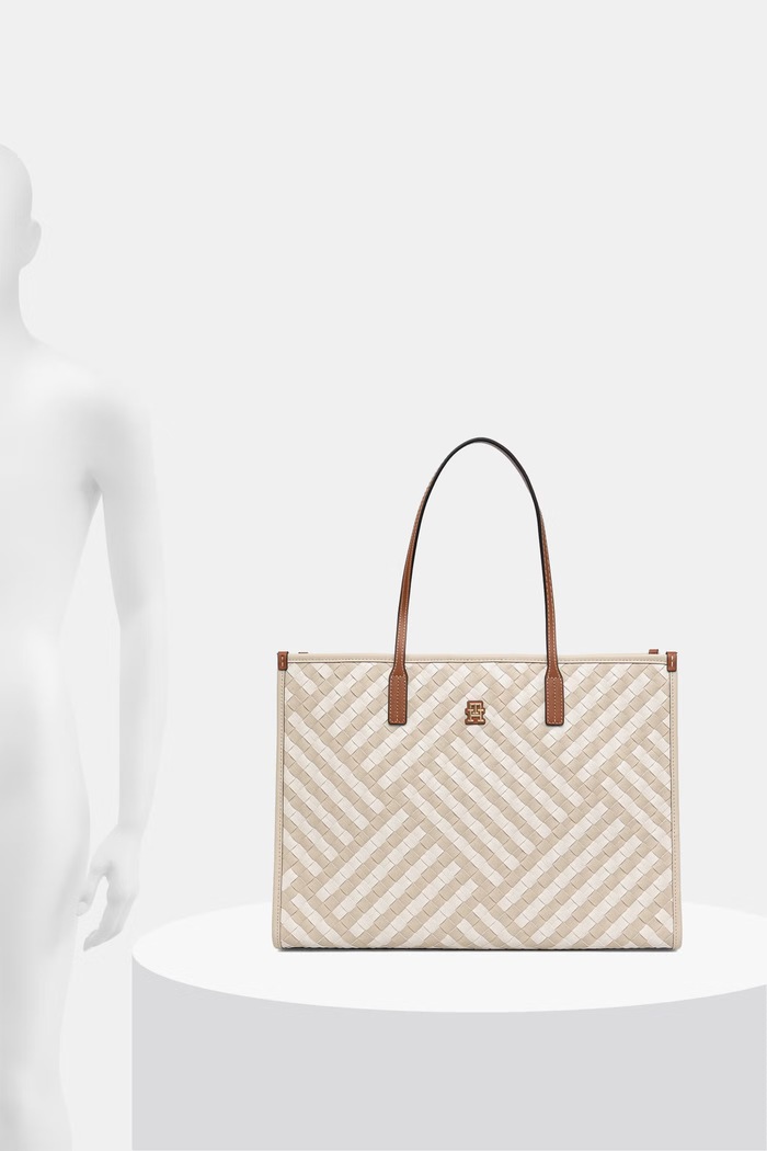 Tommy Hilfiger tote torba ženska iz umetnega usnja AW0AW18394