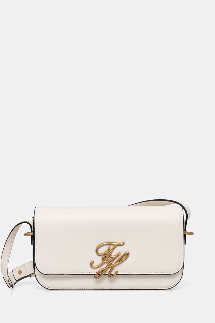 Tommy Hilfiger dámska kožená crossbody kabelka béžová AW0AW18399